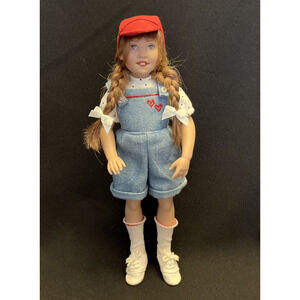Helen Kish & Co 10” Emmy Lou Doll Blue Denim Tomboy 1993 Children Yesteryear